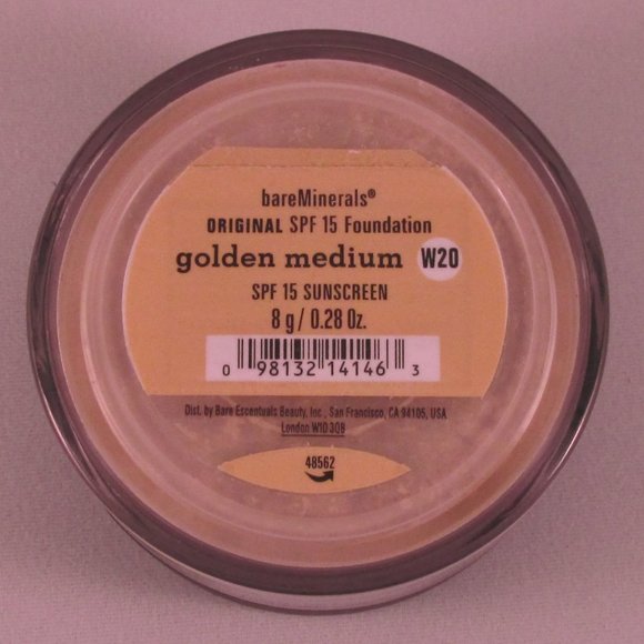 #NWT bareMinerals SPF15 Original Foundation Golden Medium W20 8g/0.28oz - Picture 1 of 2